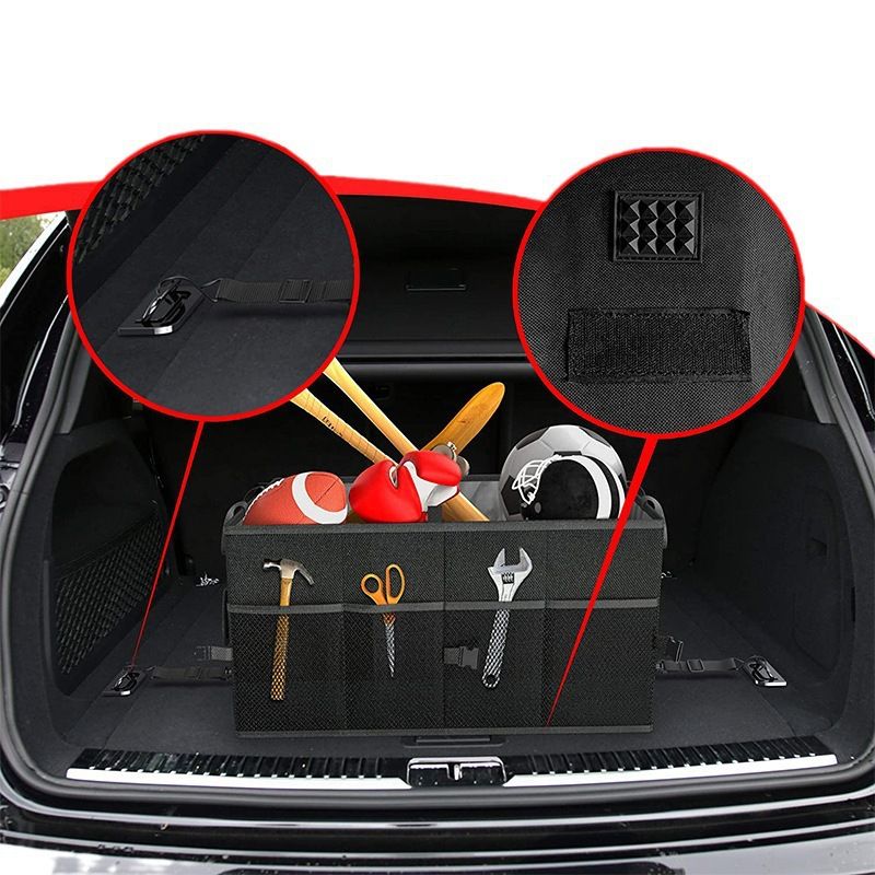 Custom car storage box Oxford cloth car storage box large trunk folding organizer storage box