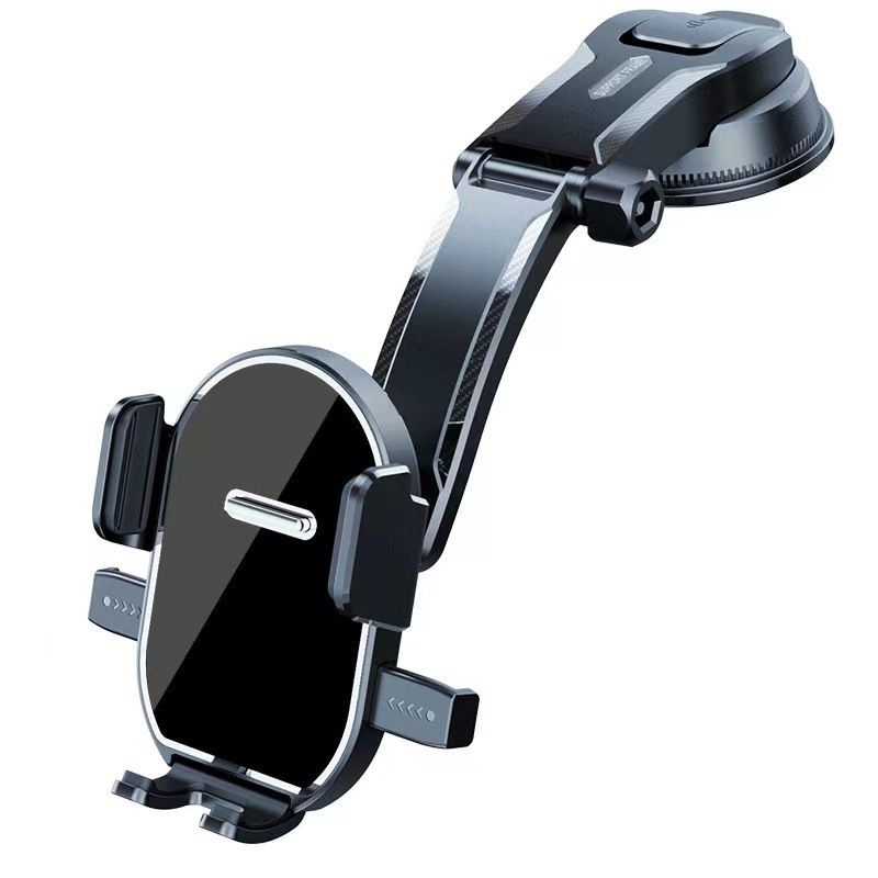 Creative suction cup car bracket dashboard can be rotated and adjusted automatically lock car navigation mobile phone holder