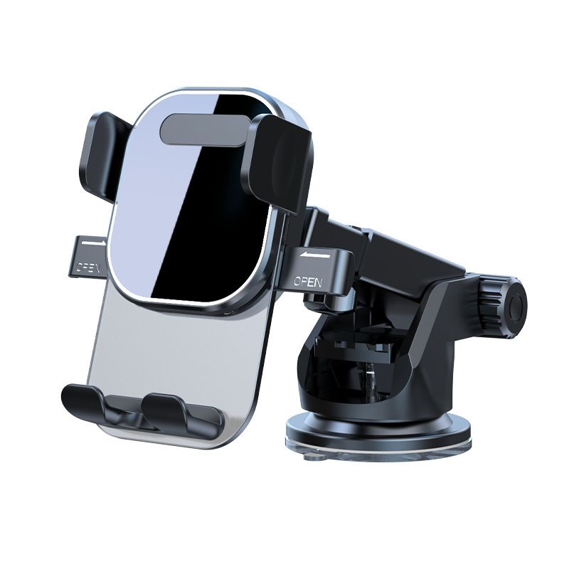 Pull-down automatic lock car air outlet mobile phone holder dashboard suction cup navigation mobile phone support