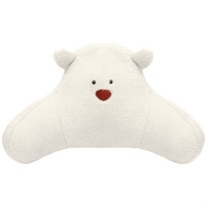 Car cushion waist cushion plush bear waist cushion seat waist pillow office waist support pillow car cushion