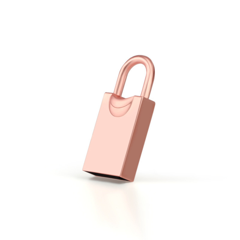 Mini lock USB flash drive, lossless music for mobile phone, computer, car, metal USB flash drive