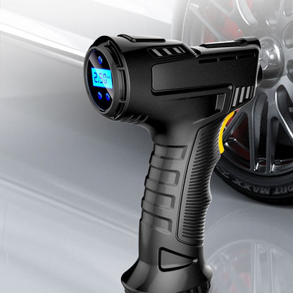 Wireless charging car handheld air pump for car electric portable tire air pump