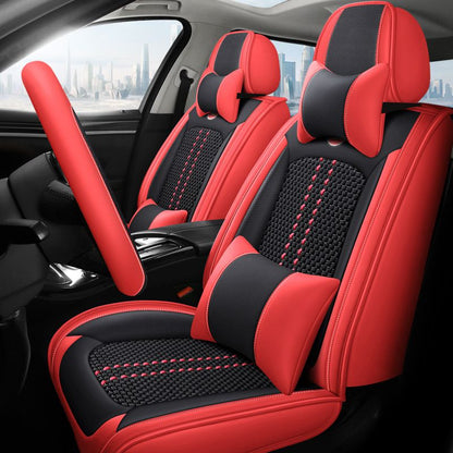 Car seat cushion leather seat cover seat cushion full package four seasons 24 new car seat cover