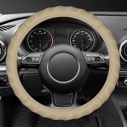 Rubber jade pure hand woven summer car steering wheel sleeve