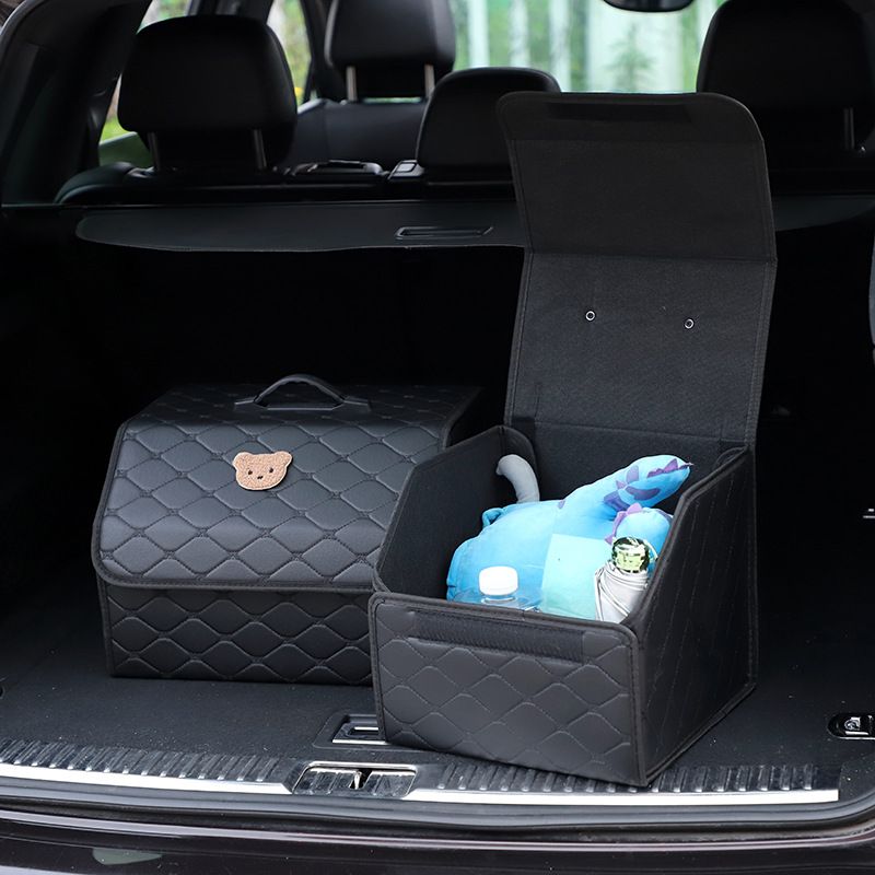 Custom car storage box Oxford cloth car storage box large trunk folding organizer storage box