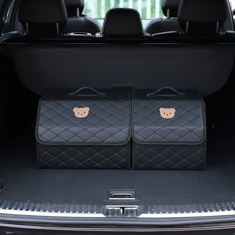 Custom car storage box Oxford cloth car storage box large trunk folding organizer storage box