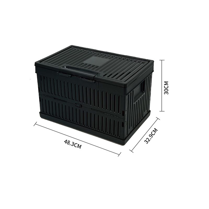 Outdoor camping revenue collection box industrial style can sit folding box organize car trunk large capacity storage box for home use
