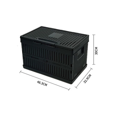 Outdoor camping revenue collection box industrial style can sit folding box organize car trunk large capacity storage box for home use