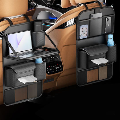 Car seat storage bag multi-functional car table back storage bag back hanging bag