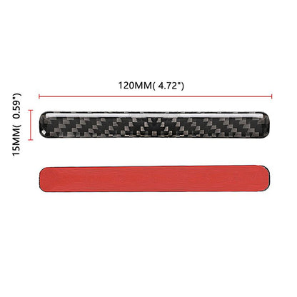 Car door anti-collision strip: carbon fiber door protection car sticker anti-scratch strip