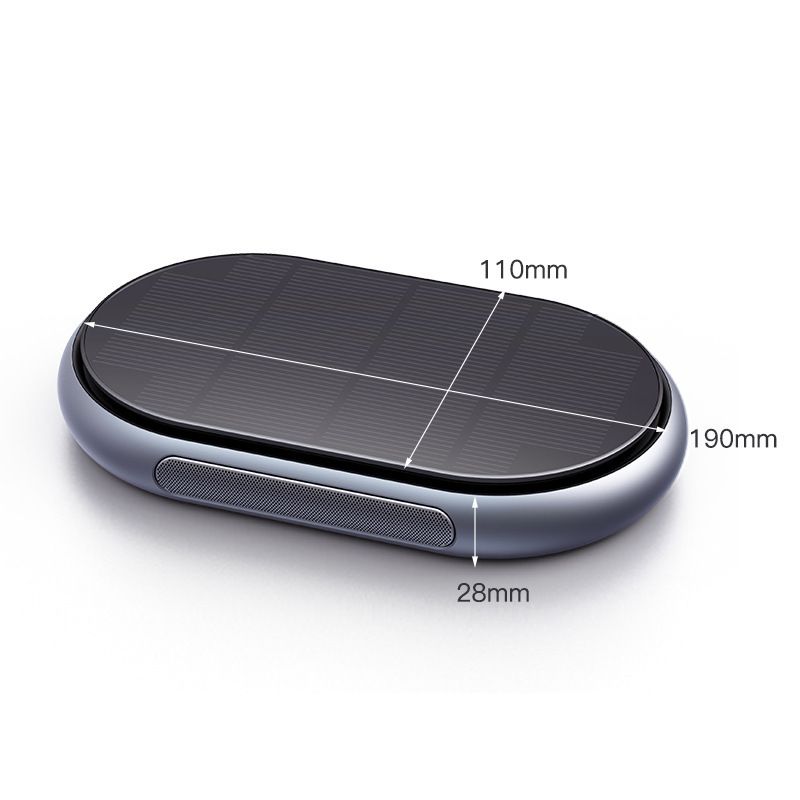 Solar car air purifier negative ion to remove odor, second-hand smoke
