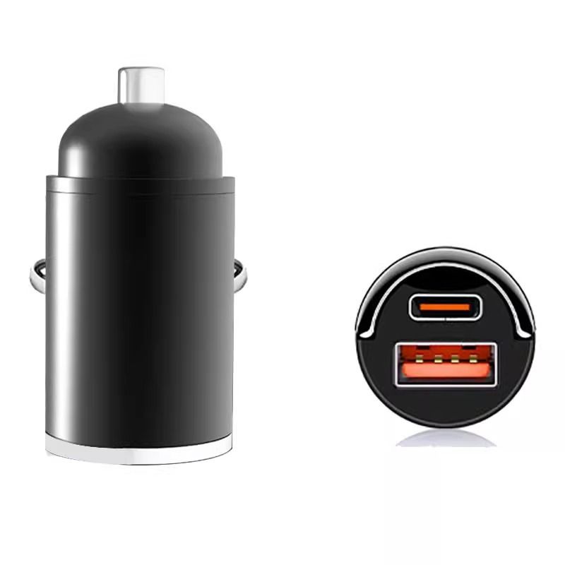 Car charger mobile phone super fast charging head cigarette lighter conversion plug invisible car charging socket usb interface
