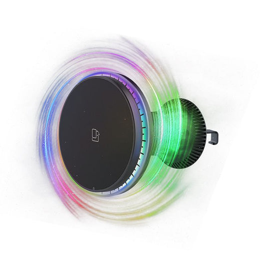 20W magnetic mobile phone holder charger Magsafe suitable for Apple mobile phone car wireless charger wholesale