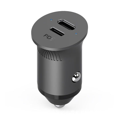 Car charger fast charge 60w fast charge head suitable for Huawei/Apple mobile phone car cigarette lighter adapter charger